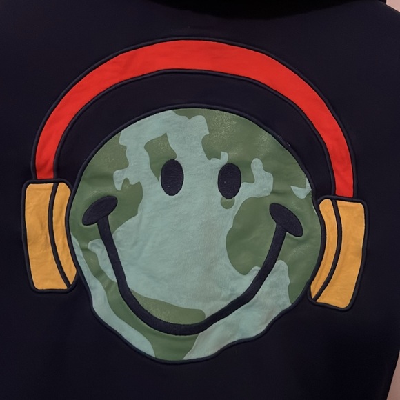 Gap kids navy blue zip up hoodie size M - Picture 4 of 9